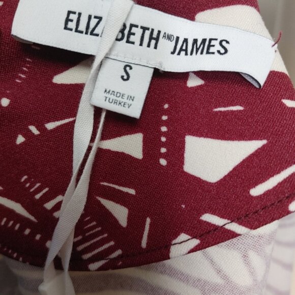 NEW Elizabeth and James Lowell printed crop top S - Picture 9 of 12